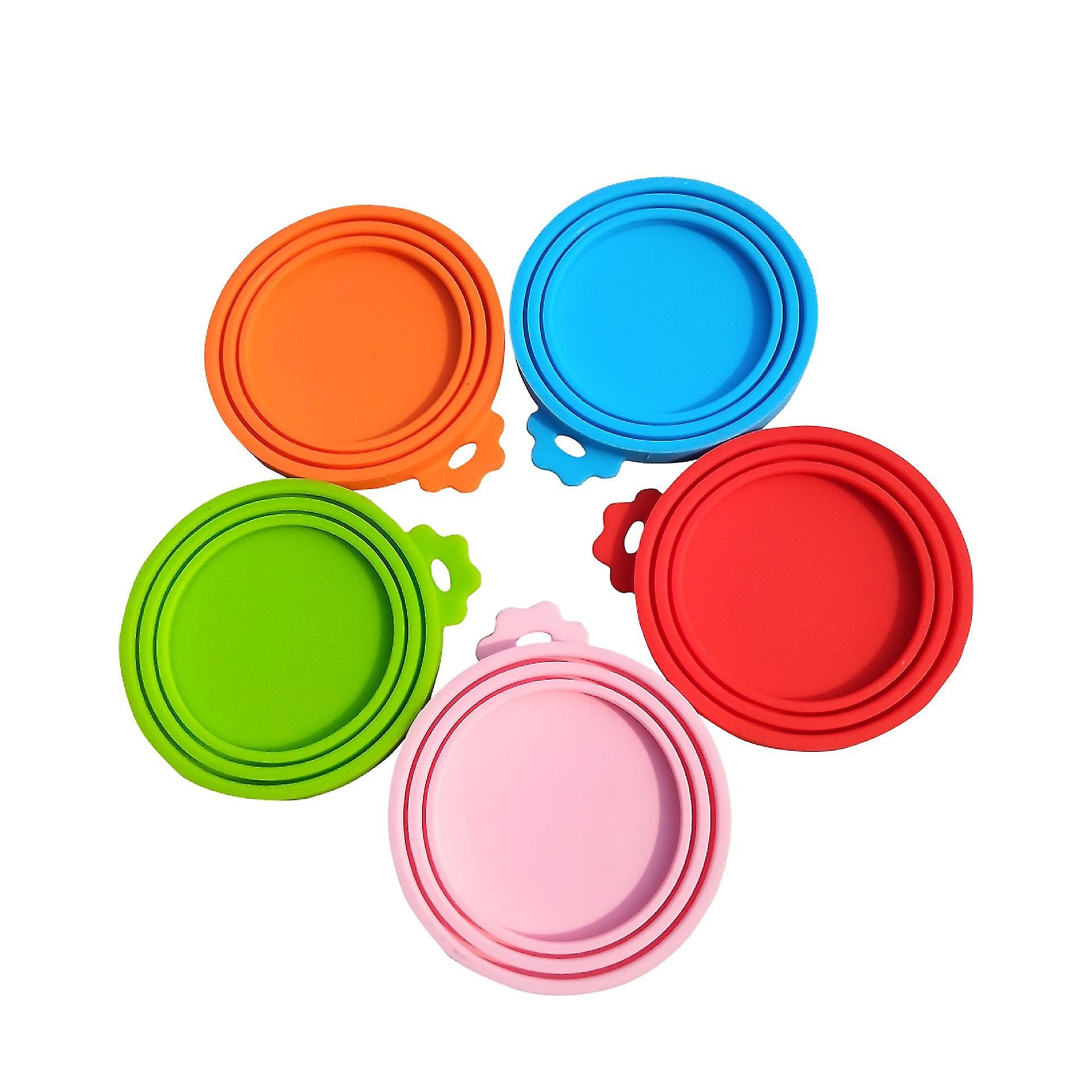 Silicone Fresh-keeping Lid 3-in-1 Pet Food Can Lid， General Size