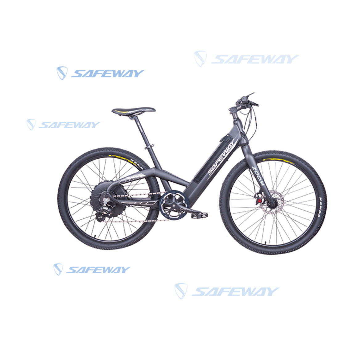 Safeway Vintage Electric Bike brushless motor LCD pedal assist powerful LCD Display adult 26inch 250/350w electric mountain bike