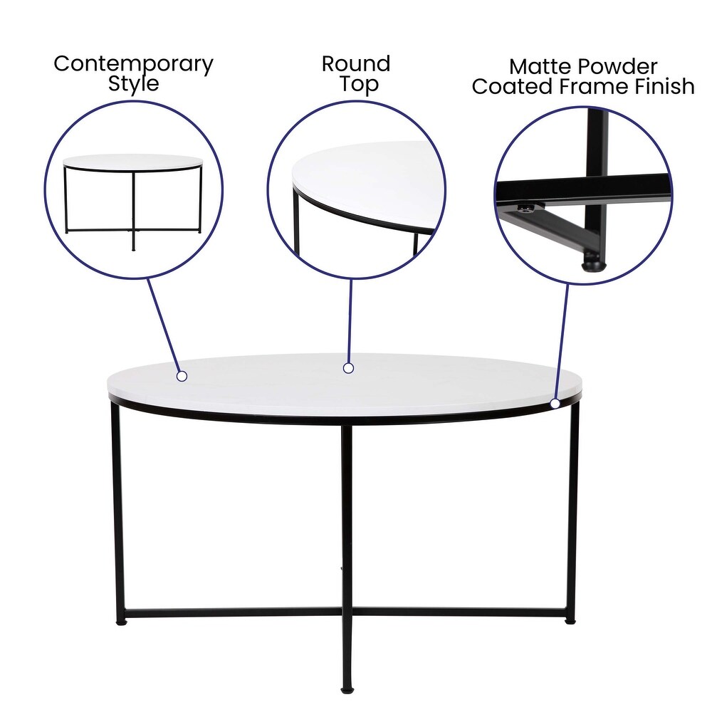 Signature Design by Ashley Coylin Cocktail Table   Tempered Glass Table