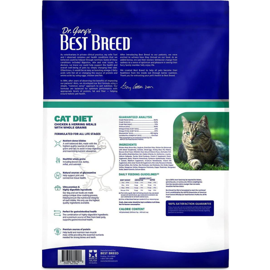 Dr. Gary's Best Breed Holistic All Life Stages Cat Diet