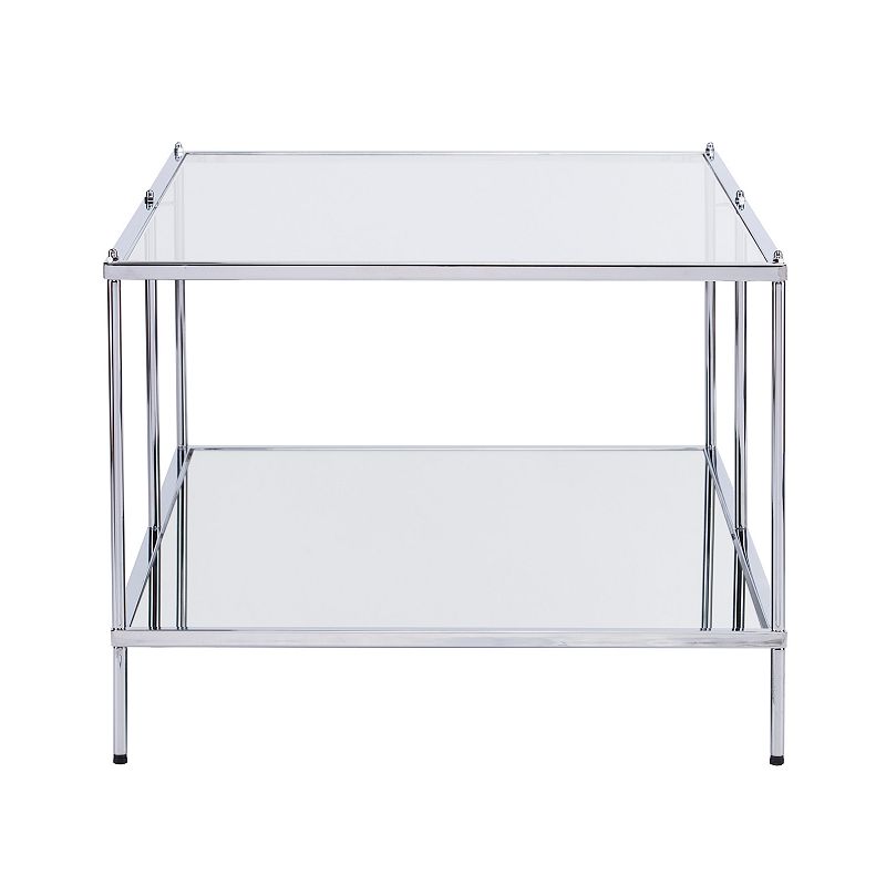 Southern Enterprises Nixxa Mirrored Coffee Table