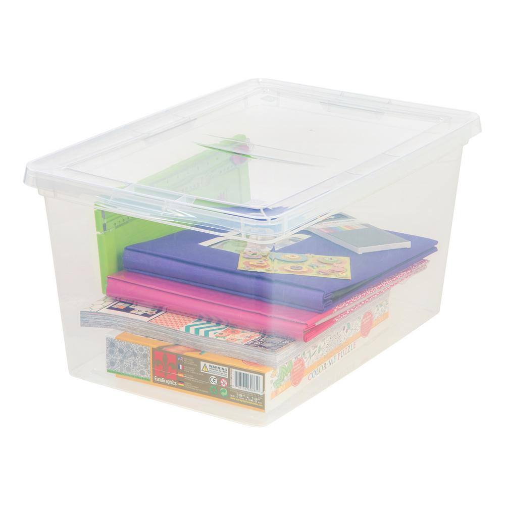 IRIS 58-Qt. Storage Box in Clear 200440