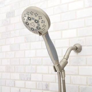 Speakman Rio 5-Spray Patterns with 1.75 GPM 4.5 in. Wall Mount Handheld Shower Head in Brushed Nickel VS-1240-BN-E175