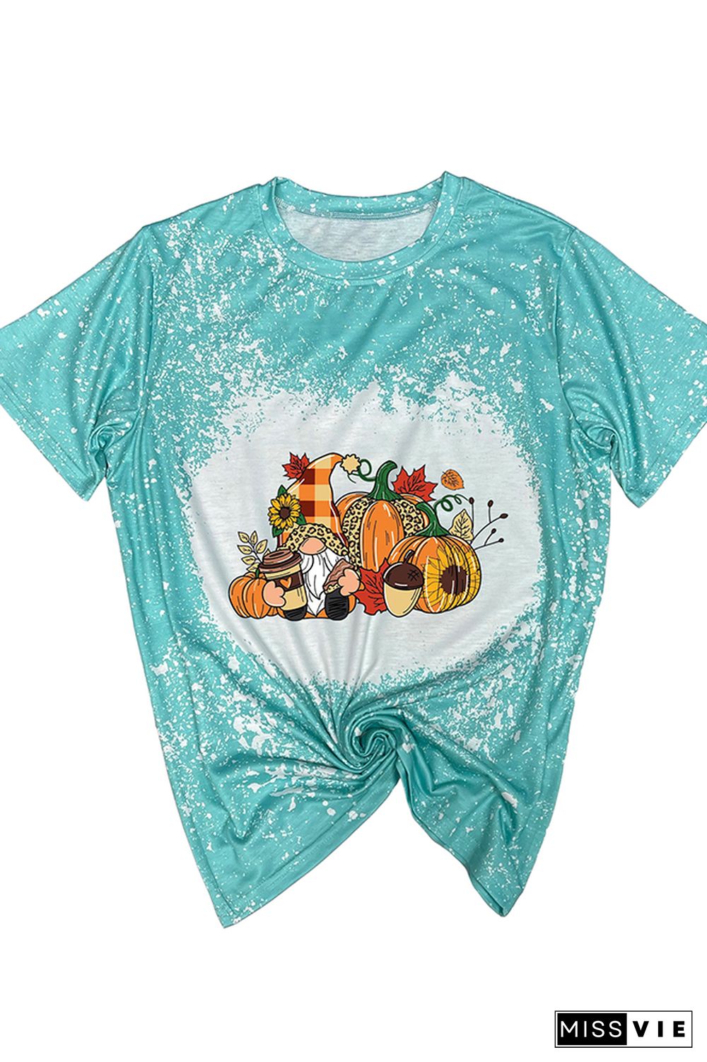 Thanksgiving Gnome Graphic Tee Wholesale