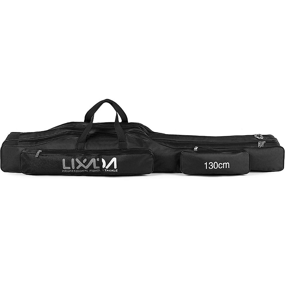 130cm/150cm Three Layers Fishing Bag Portable Folding Fishing Rod Reel Tackle Tool Carry Case Carrier Travel Bag No.190683