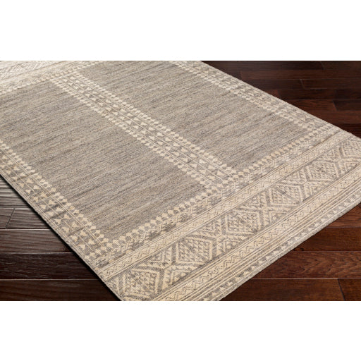 Tunus Modern NZ Wool Medium Gray Rug