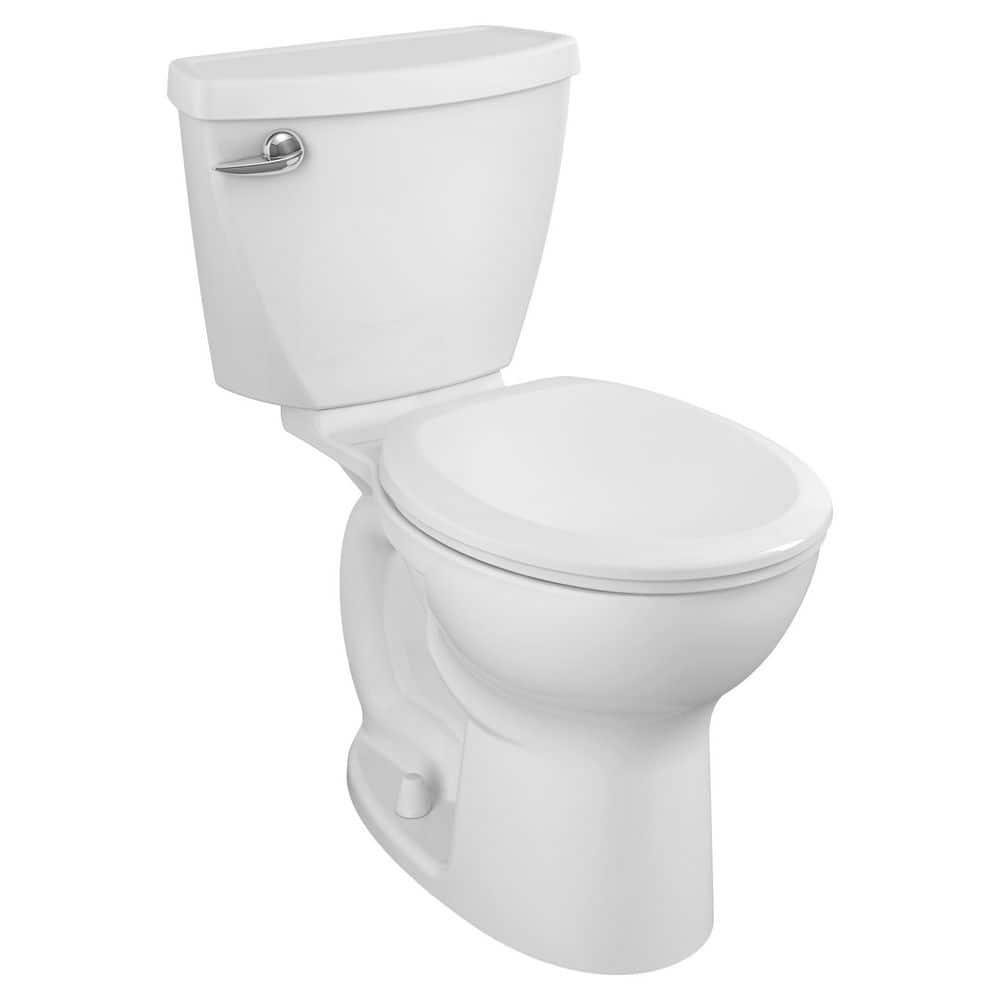 American Standard Cadet 3 Powerwash Tall Height 10 in Rough 2Piece 16 GPF Single Flush Round Toilet in White Seat not Included