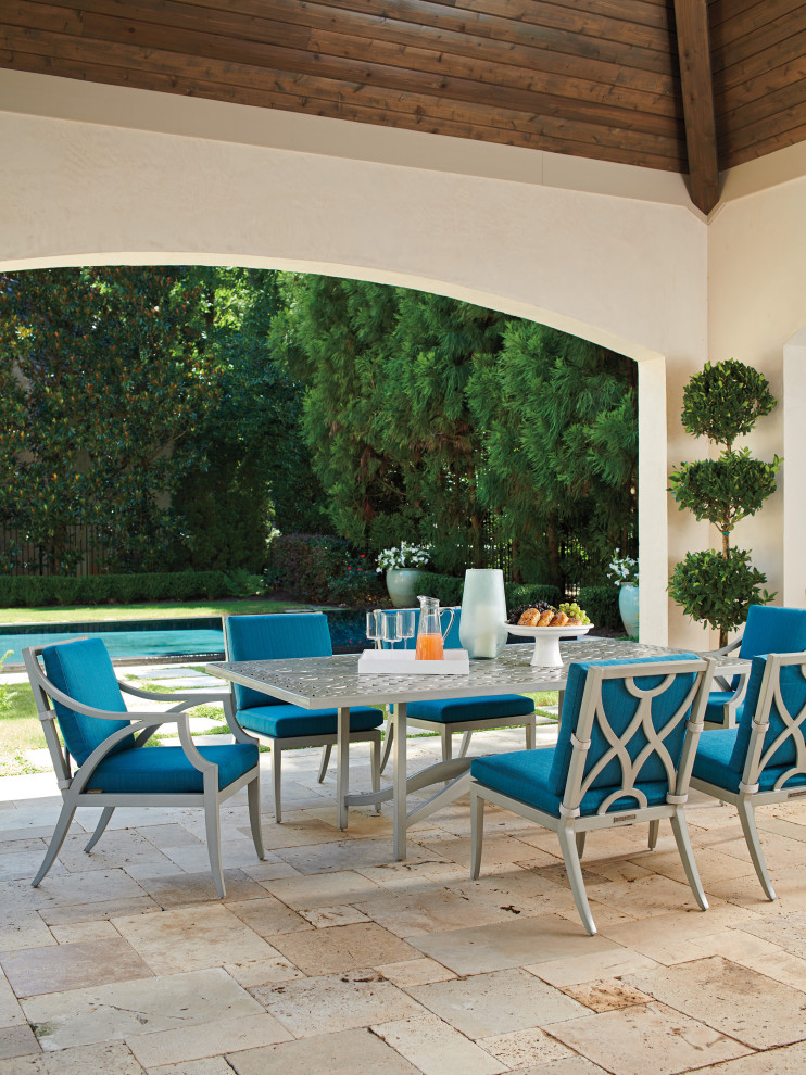 Side Dining Chair   Transitional   Outdoor Dining Chairs   by Lexington Home Brands  Houzz