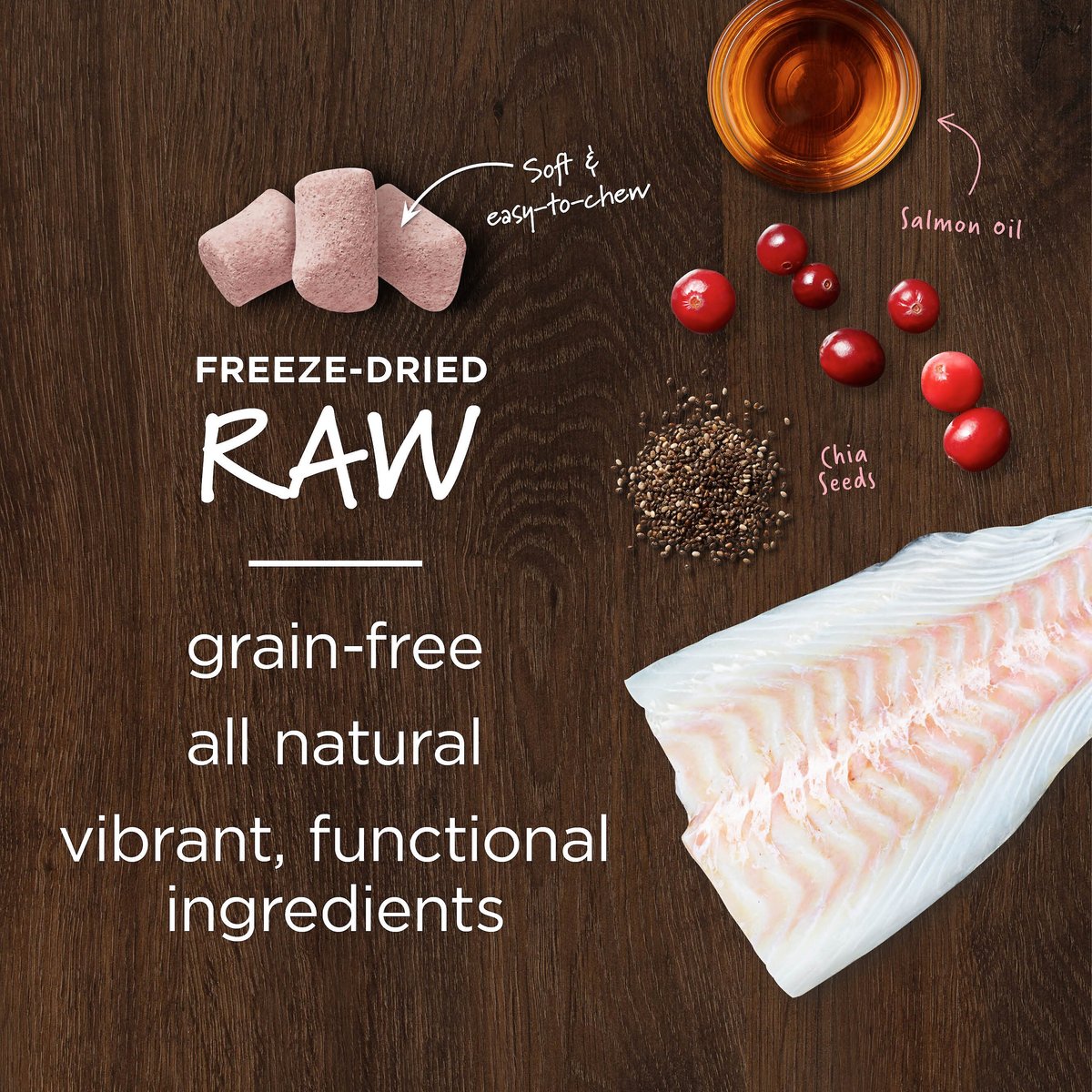 Instinct Freeze-Dried Raw Boost Mixers Grain-Free Skin and Coat Health Recipe Dog Food Topper