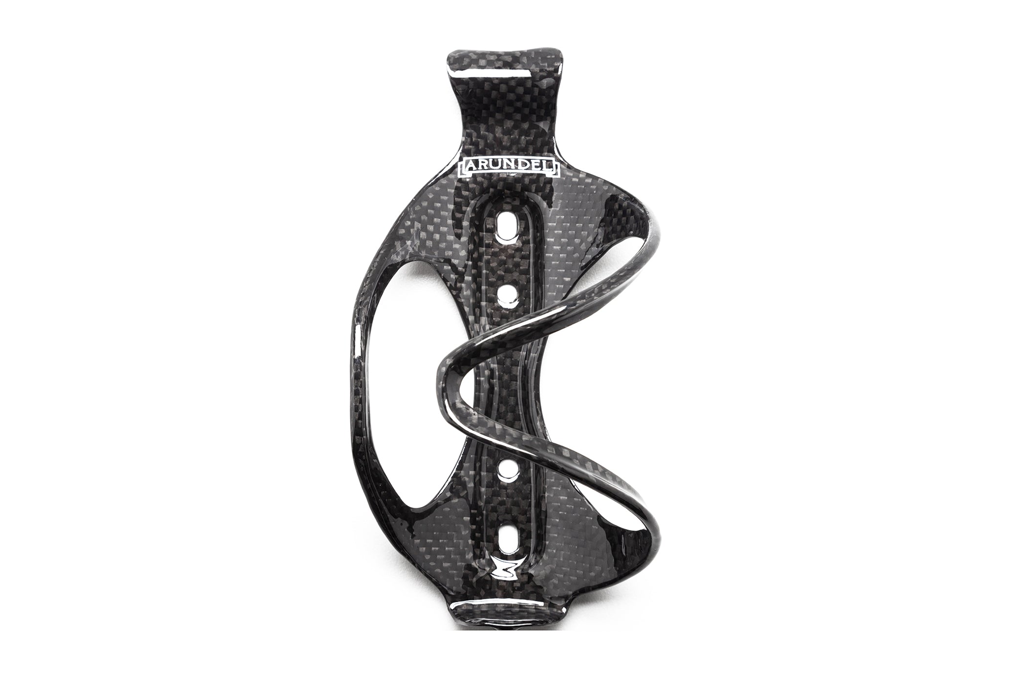 Arundel STR Mandible Side Loader Carbon Bottle Cage 3K Glossy