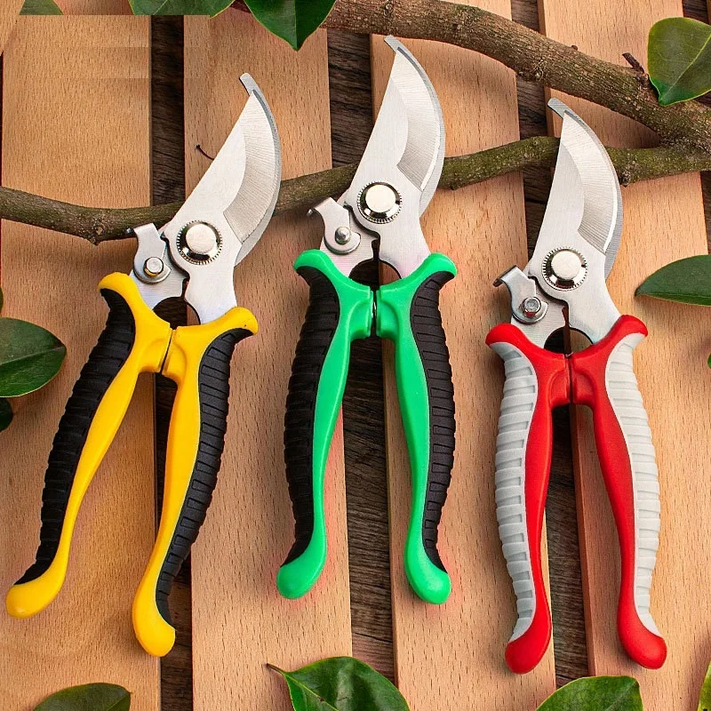 Universal stainless steel cutter with anti slip handle bonsai hand pruners SK5 garden grass shears wholesale price