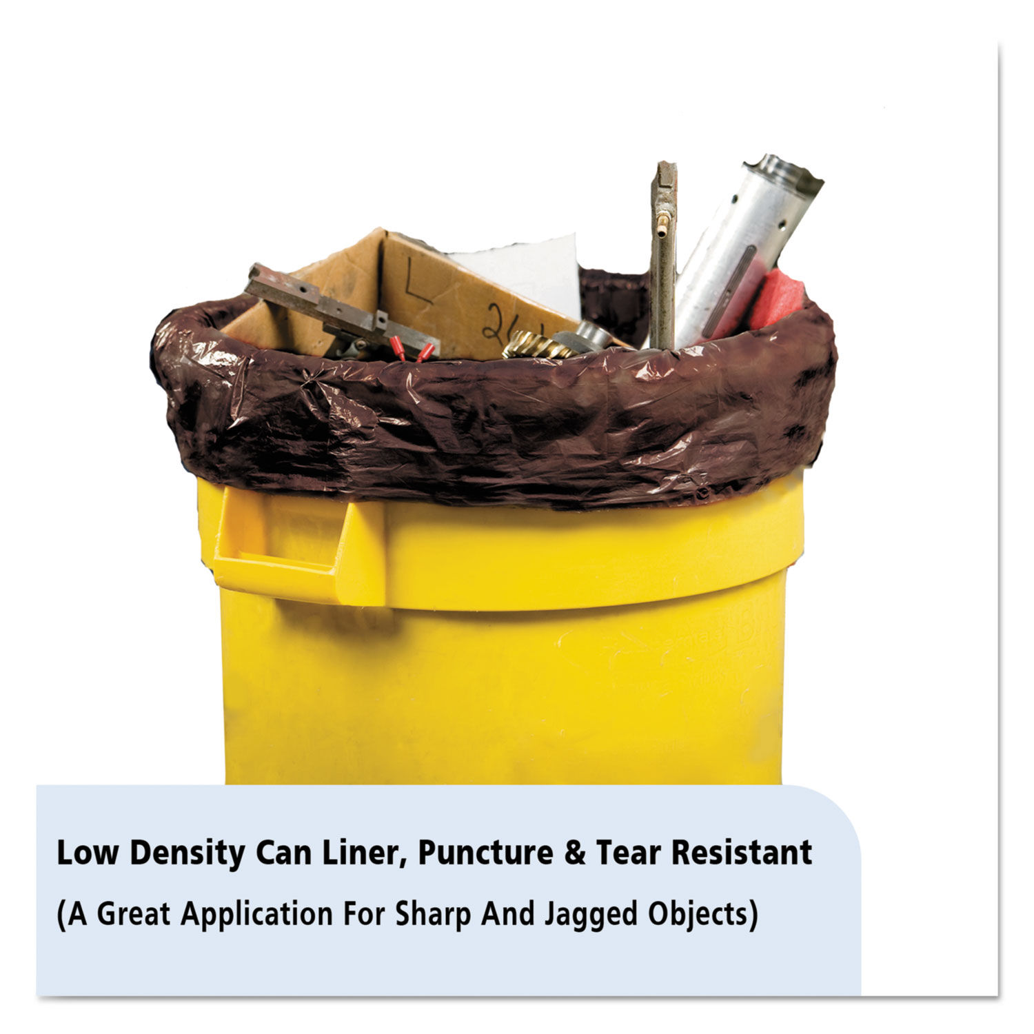 SKILCRAFT Low Density Trash Can Liners by AbilityOneandreg; NSN5171353
