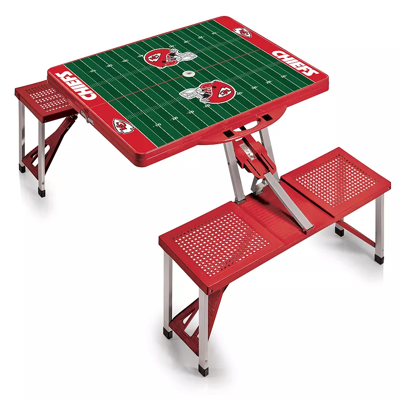 Kansas City Chiefs Portable Sports Field Picnic Table