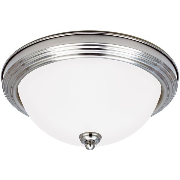 Generation Lighting Geary 2 Light 13 Wide LED Flush Mount Bowl