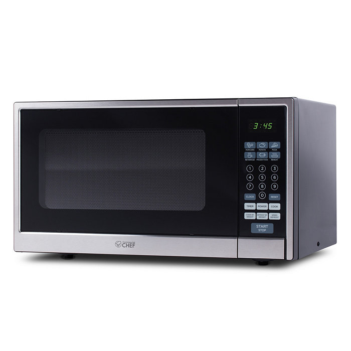 Commercial Chef CHCM11100SSB 1.1 Cu. Ft. Microwave