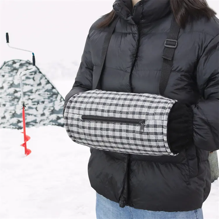 Mydays Tech Customized Logo Hand Warmer Hunting Heated Hand Muff with Waist Strap for Camping Hiking Ice Fishing