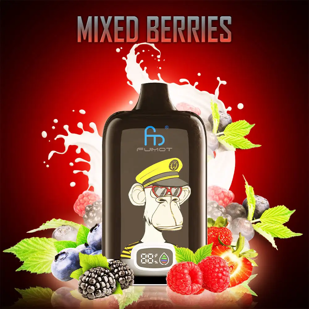Fumot Tornado Digital Box 12000 Puffs - Mixed Berries