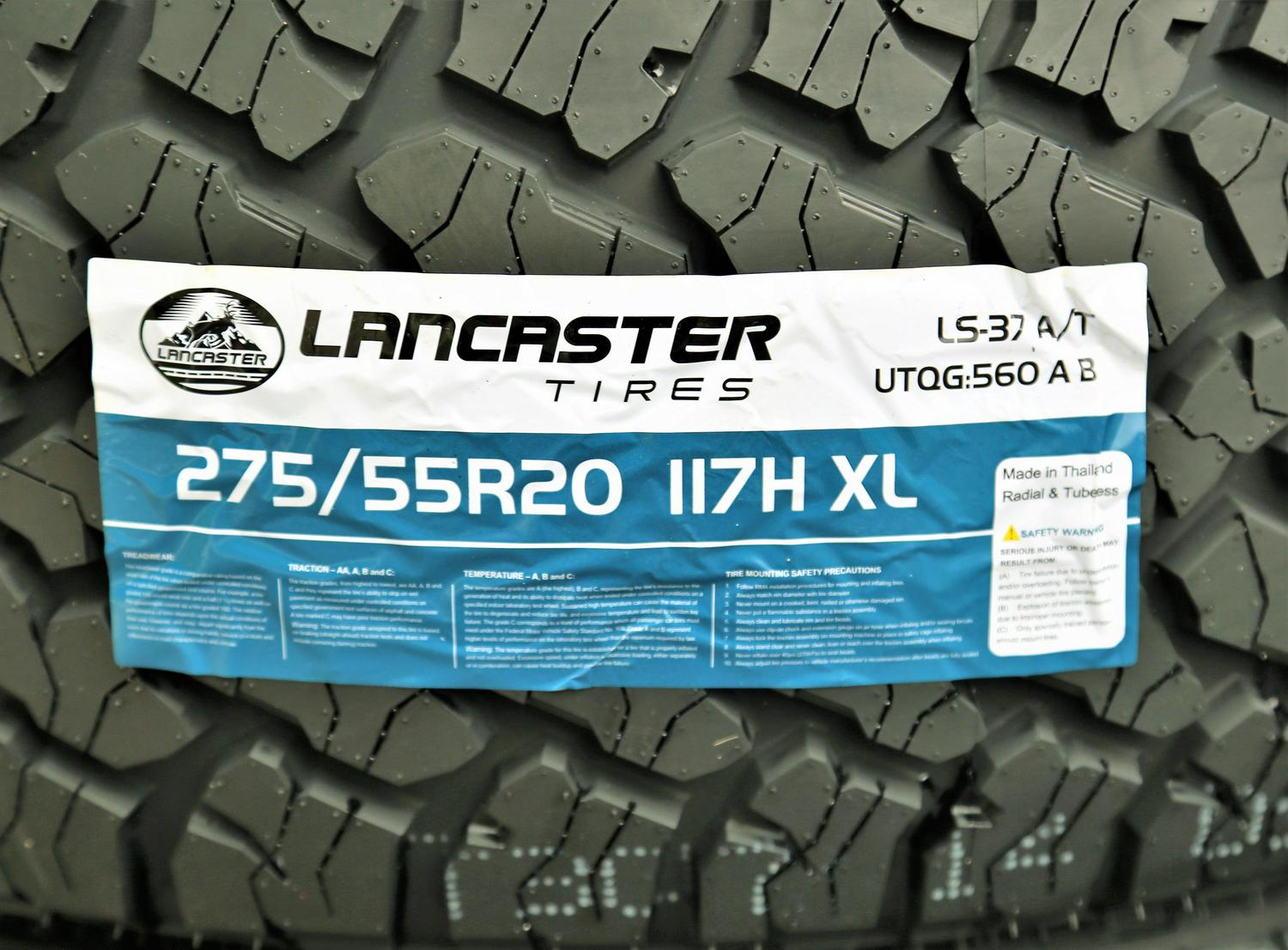 Tire Lancaster LS-37 A/T 265/65R17 112S AT All Terrain