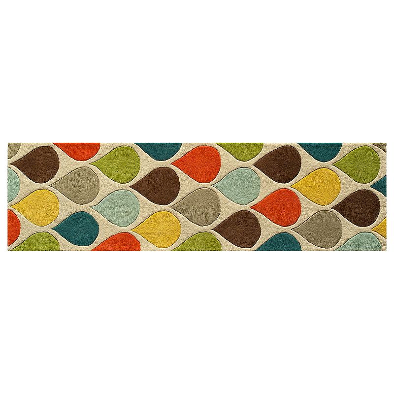 Momeni Delhi Teardrop Geometric Wool Rug