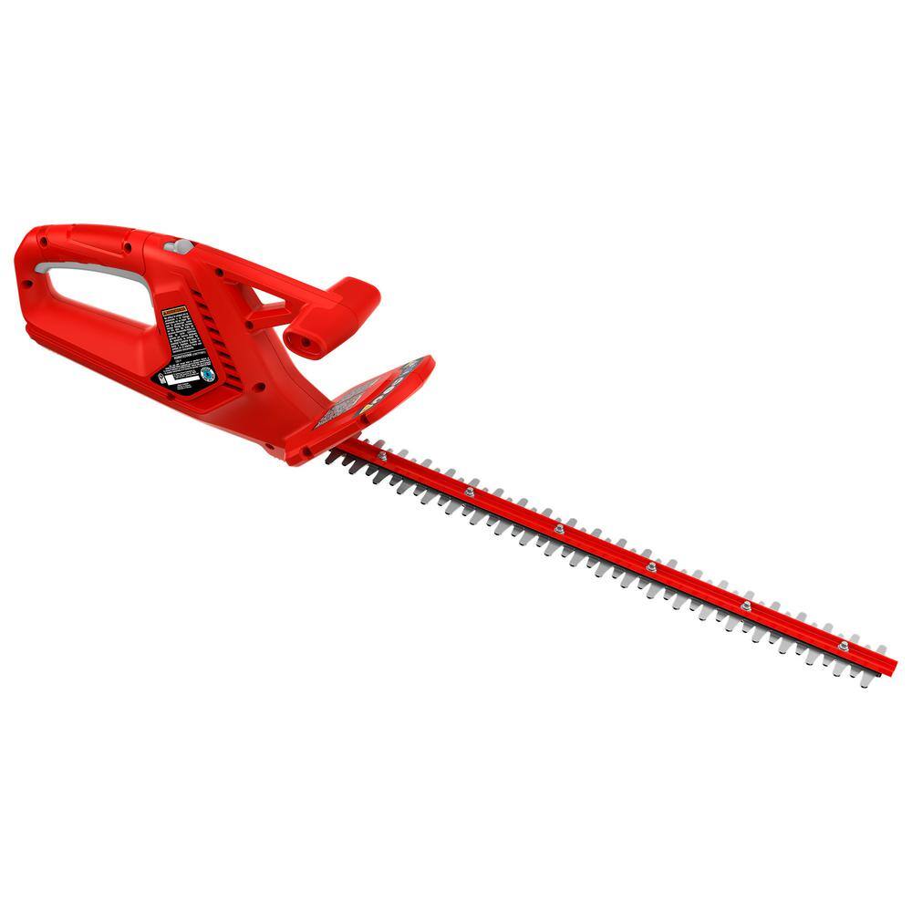 Homelite 12V Lithium 18 in. Cordless Hedge Trimmer with Internal 2.5 Ah Battery and Charger HOMHT20