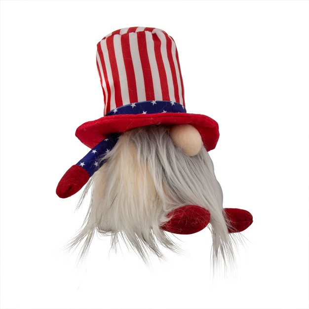 Lighted Americana Boy 4th Of July Patriotic Gnome