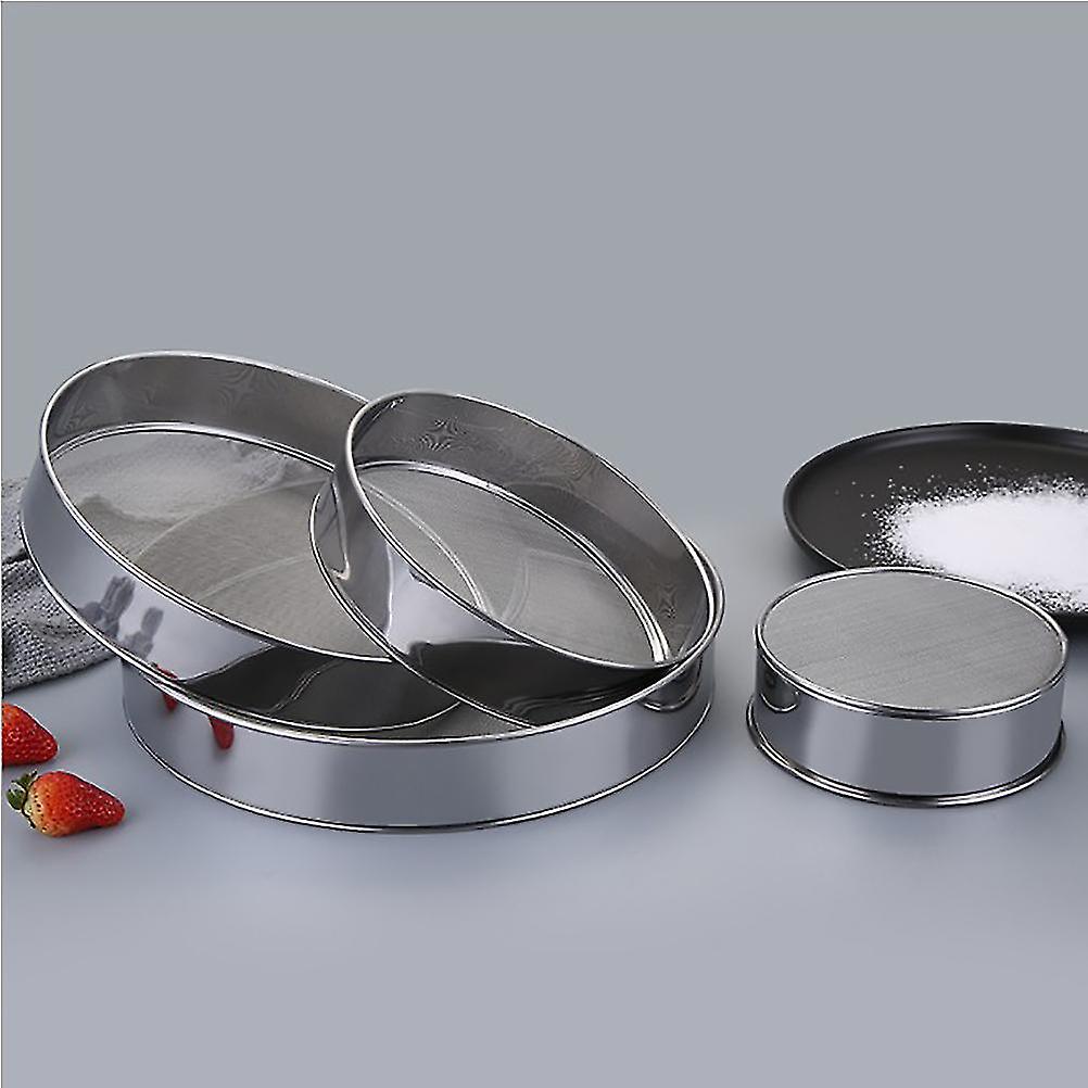 Stainless Steel Flour Sifting Sifter Sieve Strainer Cake Baking Household Kitchen Tools