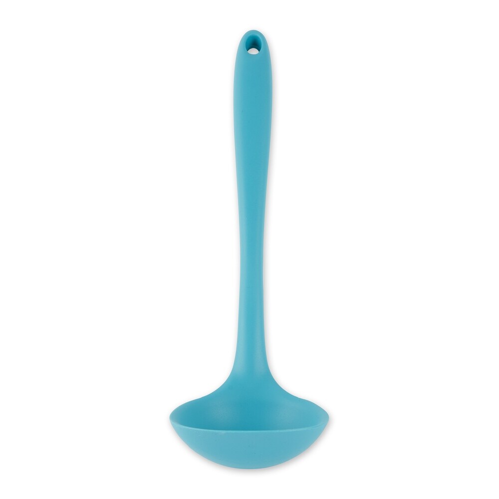 Ela's Silicone Ladle   Blue   11 x 3.5 x .5