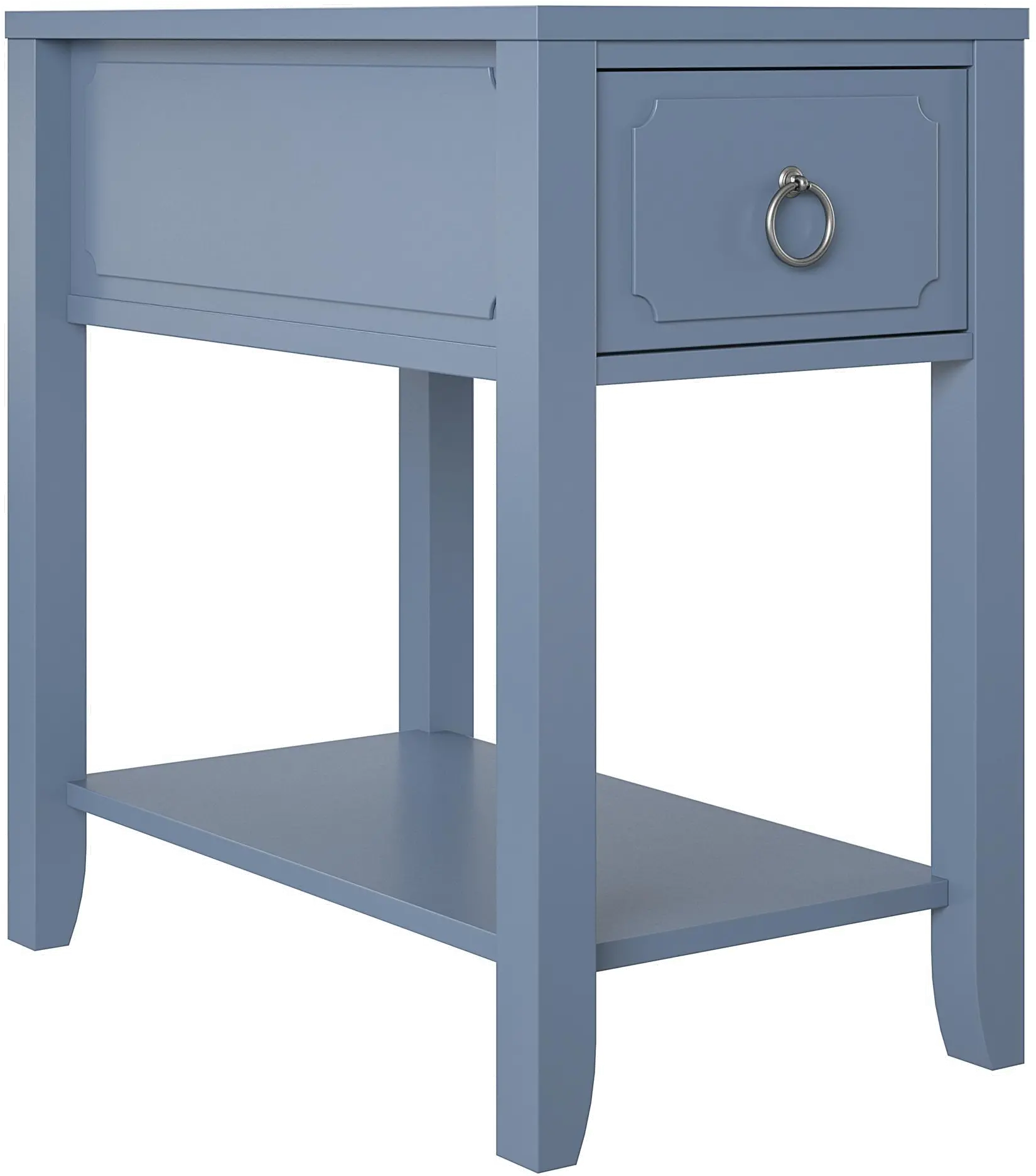 Majesty Blue Narrow Side Table