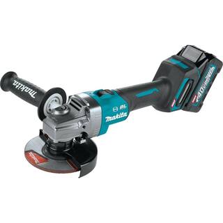 Makita 40V Max XGT Brushless Cordless 4-125 in. Angle Grinder Kit with Electric Brake (4.0Ah) with Bonus XGT 4.0Ah Battery GAG01M1-BL4040