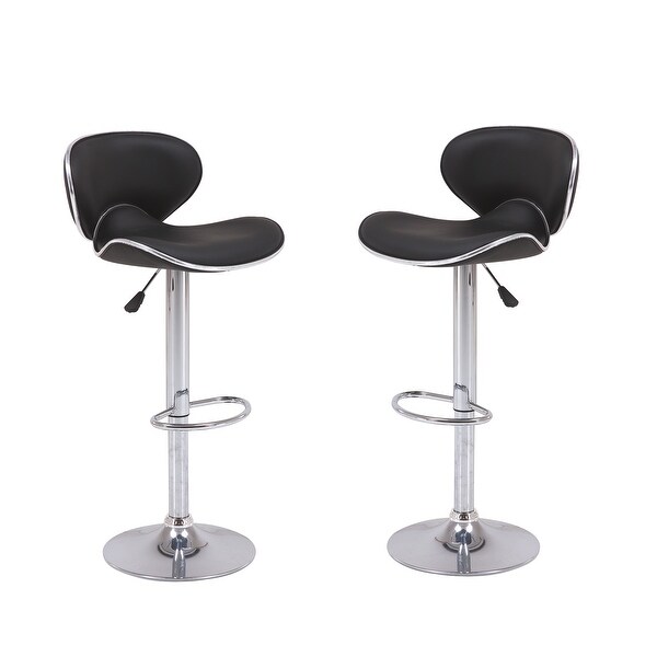 Brage Living Charlie Height Adjustable Barstool Set (Set of 2)