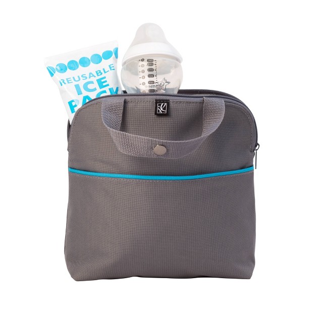 J l Childress Maxicool Four Bottle Cooler Bag Gray Teal 30qt