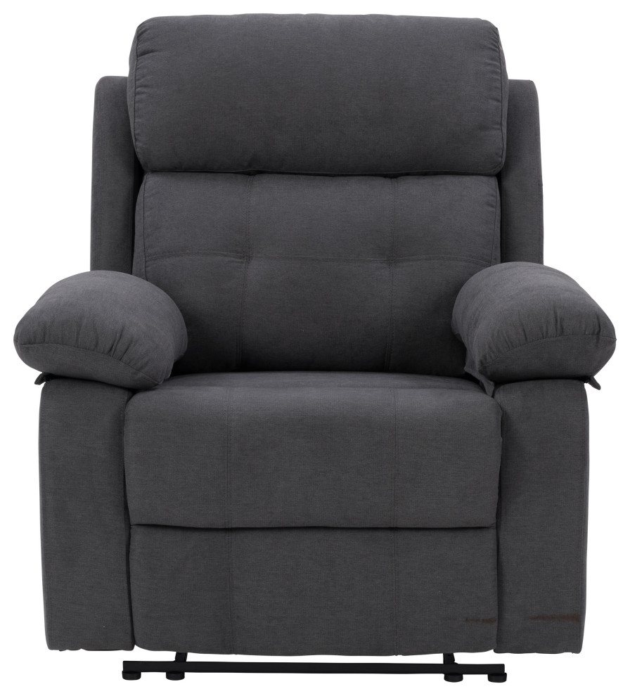 CorLiving Oren Manual Recliner   Contemporary   Recliner Chairs   by CorLiving Distribution LLC  Houzz