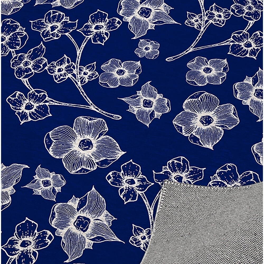 EMA COBALT BLUE Kitchen Mat By Kavka Designs