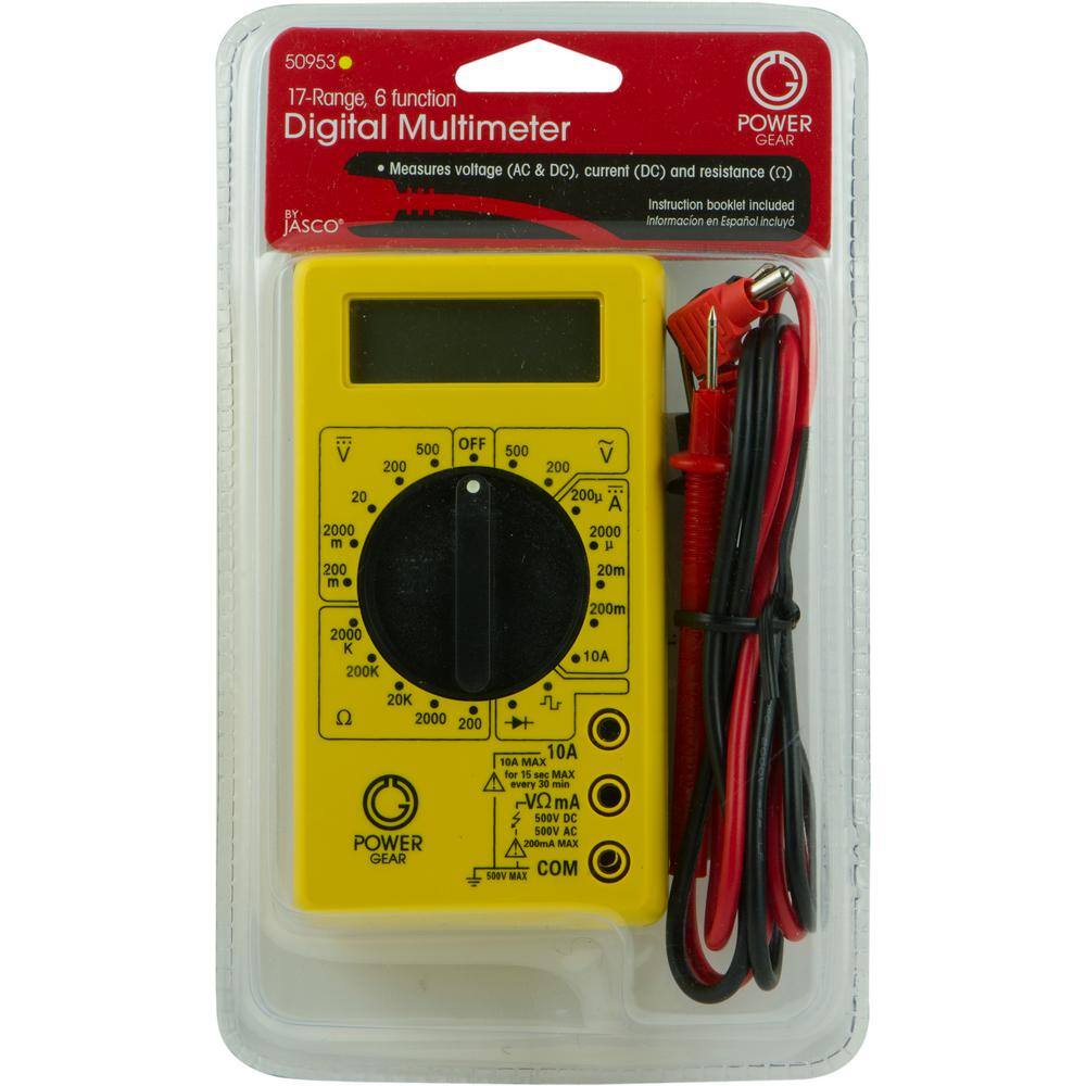 Power Gear 500-Volt Digital Multimeter 50953