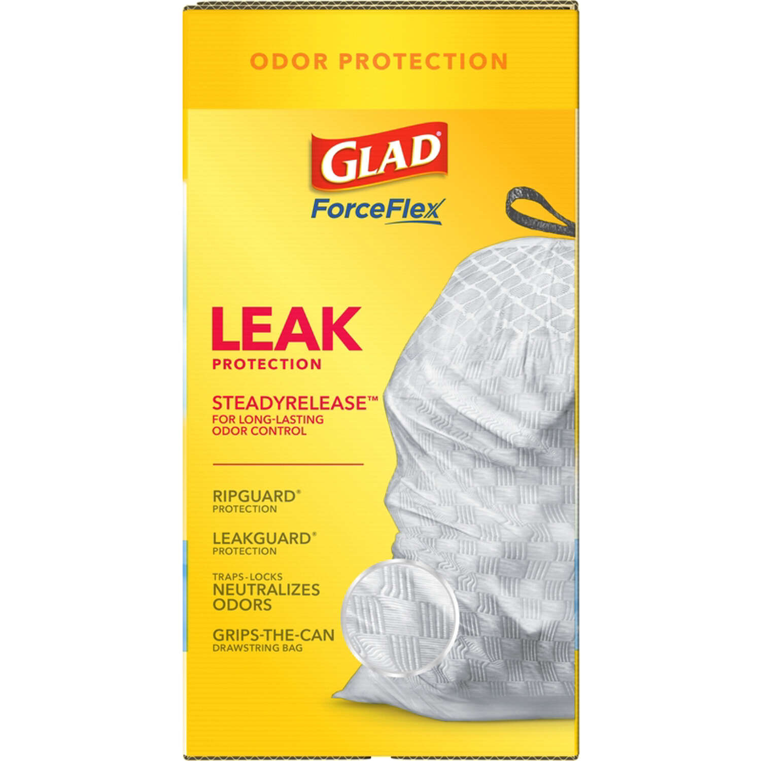 Glad Force Flex 13 gal Fresh Scent Tall Kitchen Bags Drawstring 110 pk 0.72 mil