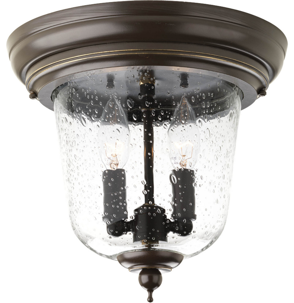 2 Light Close To Ceiling   Traditional   Outdoor Flush mount Ceiling Lighting   by Buildcom  Houzz