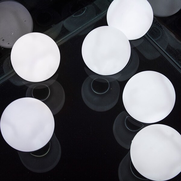 2/6/12Pcs LED Color Floating Ball Mood Light Garden for Pool Ponds and Parties 8cm/3inch