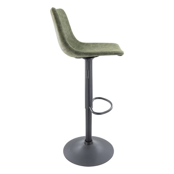 LeisureMod Tilbury Modern Barstool With 360-Degree Swivel Set of 2 - 32.2