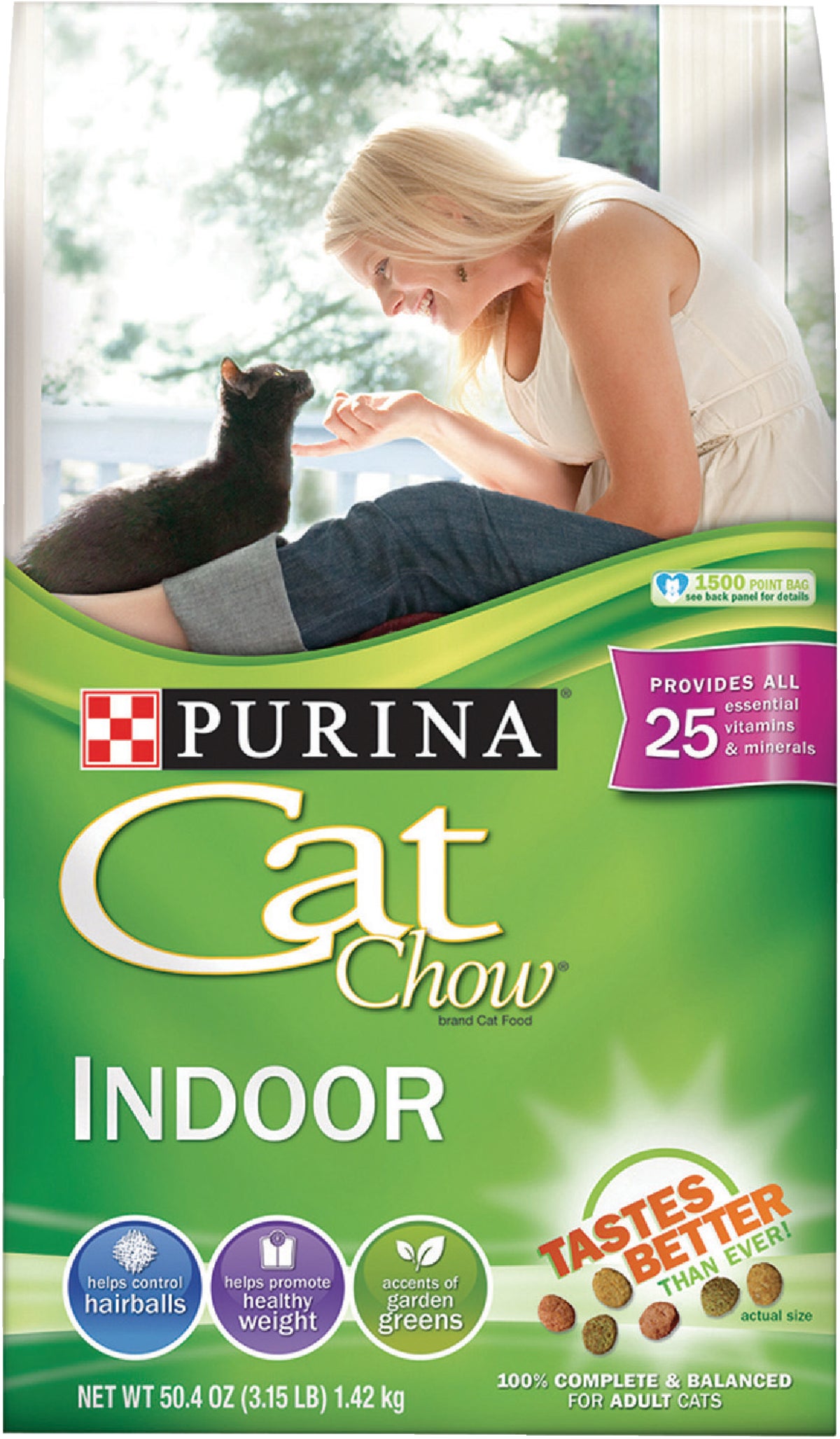 Purina Cat Chow Indoor Formula Dry Cat Food 3.15 Lb.