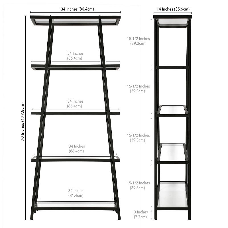 Finley and Sloane Yair Rectangular Bookcase