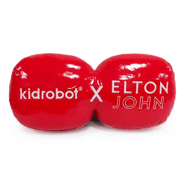 Kidrobot x Elton John Glitter Sunglasses Plush Pillow