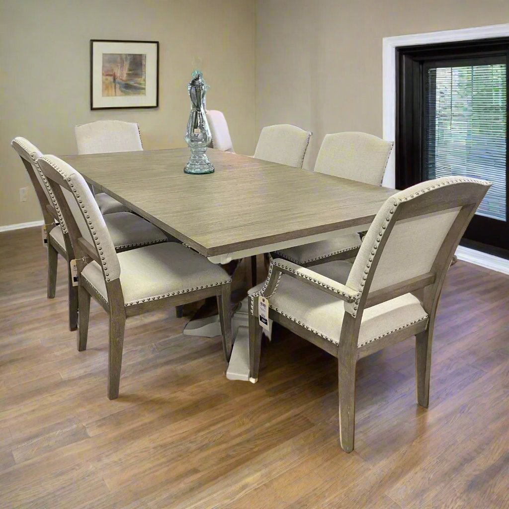 Charleston 7pc Dining Set  - Extendable (84-108)