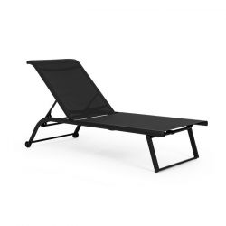 Bain de soleil Bahama gris Bizzotto - chaise longue Griin Outdoor