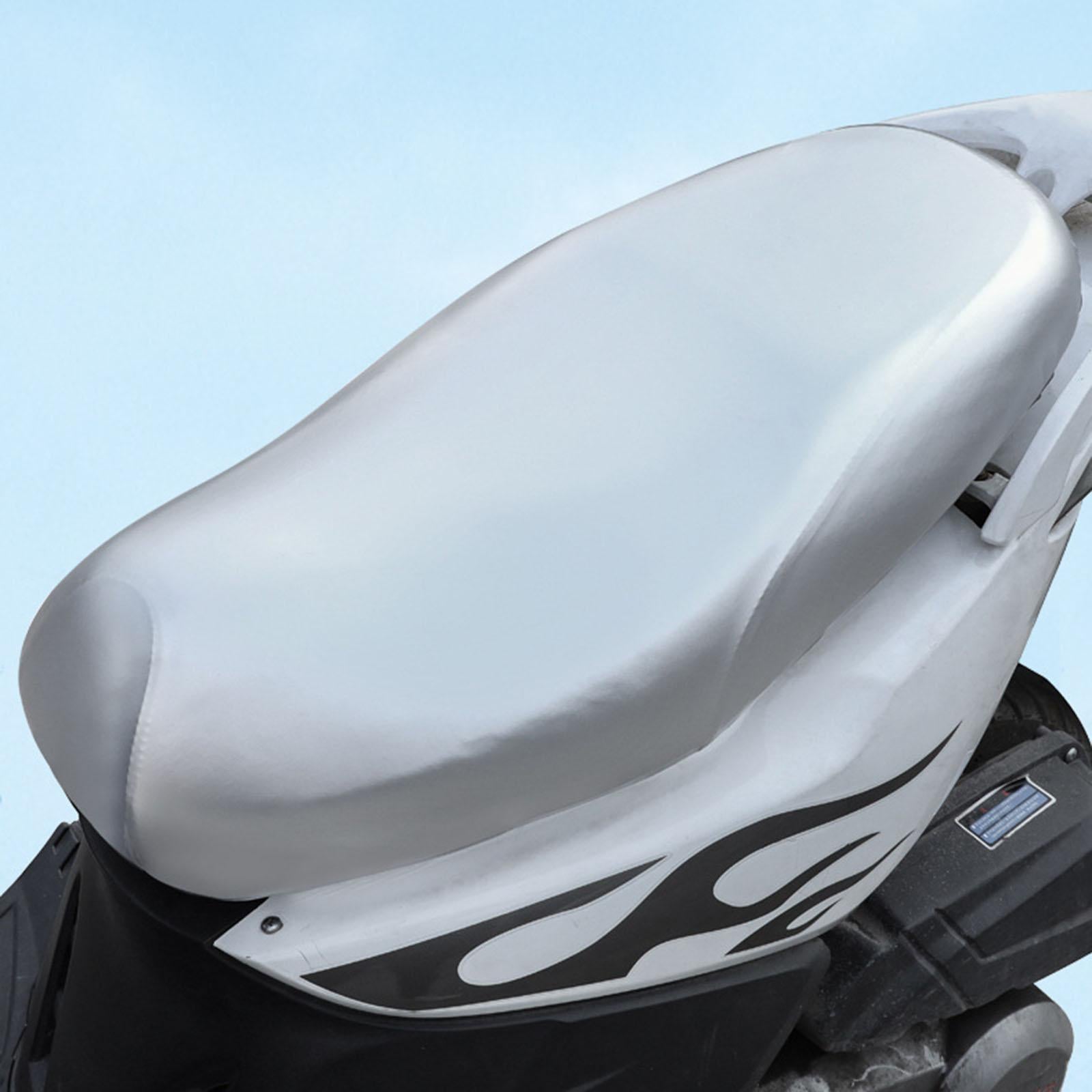 Universal Waterproof Motorcycle Seat Cover Protector Accessories Professional Durable Rainproof Easily Install for Electric Bycicle ，