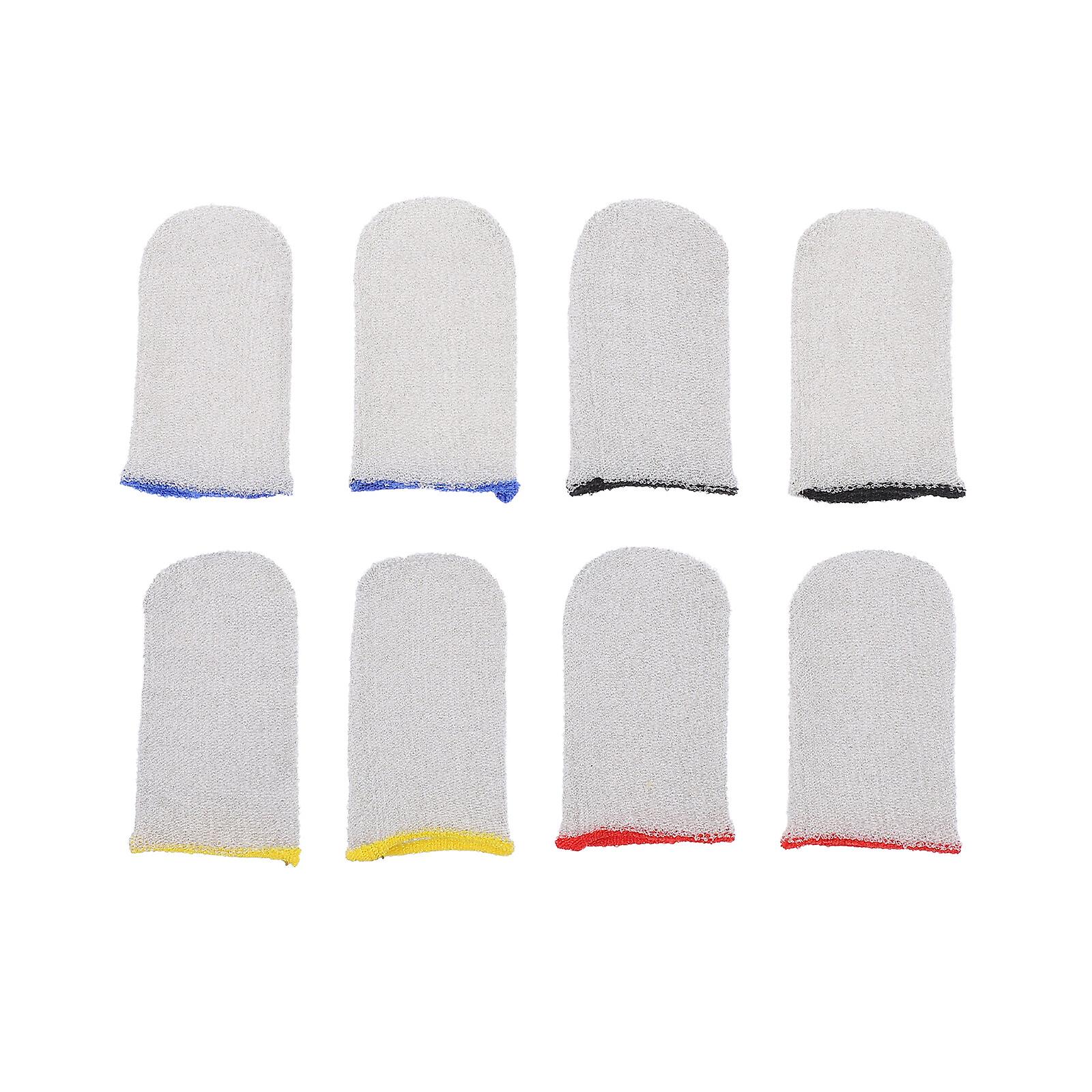 4 Pairs Thumb Protector Game Finger Stall Gaming Finger Cover Gaming Finger Sleeve Anti-slip Finger Protector