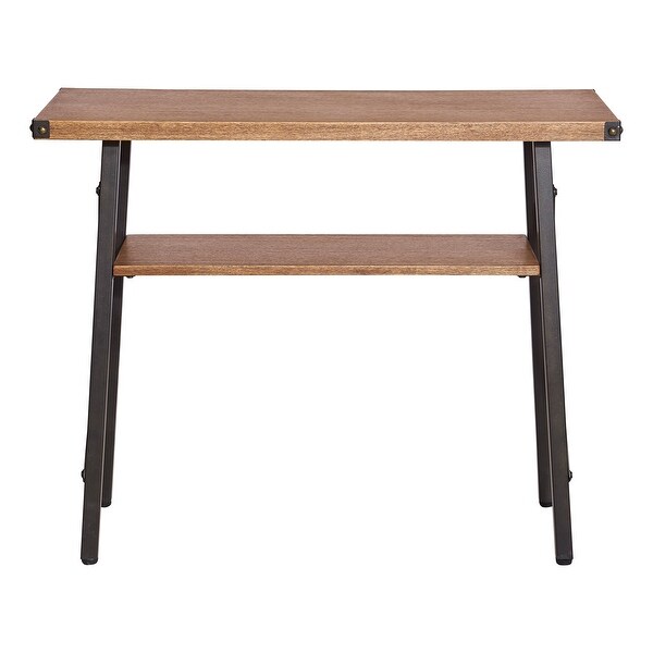 Hamburg Rustic 2-Tier Console Table