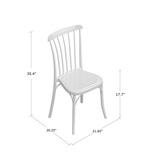 Tiras Chairs and Leonid Table 3Piece Outdoor Dining Set