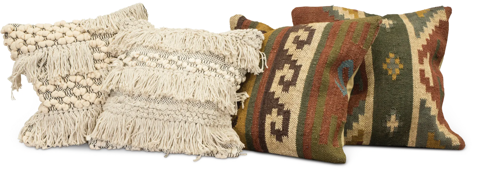 Neutral Moroccan Styled Throw Pillow