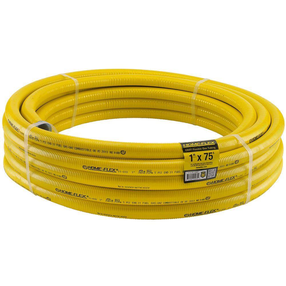 HOME-FLEX 1 in. CSST x 75 ft. Corrugated Stainless Steel Tubing 11-01075