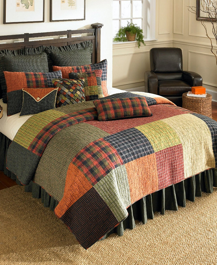 American Heritage Textiles Woodland Square Cotton Quilt Collection